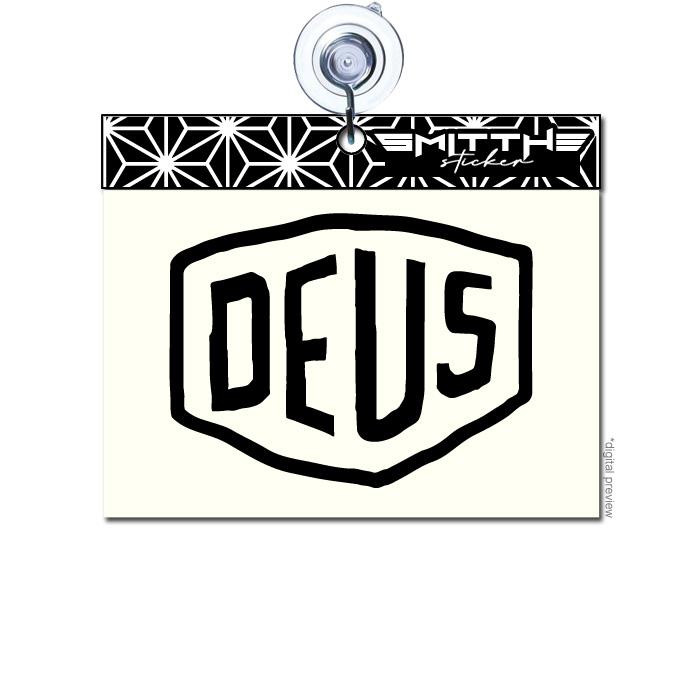 Gambar Stiker Logo Deus Ex Machina Cutting Sticker Mobil Motor 8 cm - Hitam dari Smitthe undefined Tokopedia