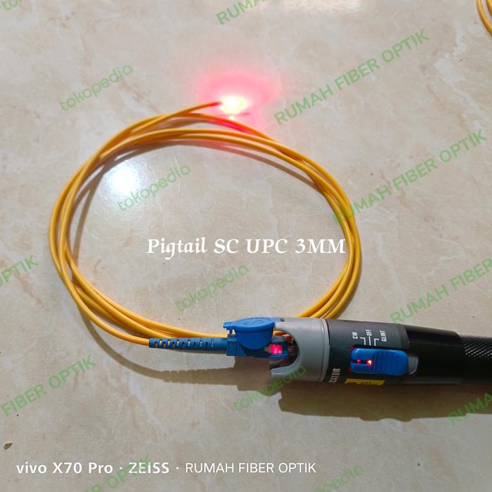 Jual pigtail sc upc 3mm/Pigtail SC UPC 3.0MM panjang 1,5 meter ...