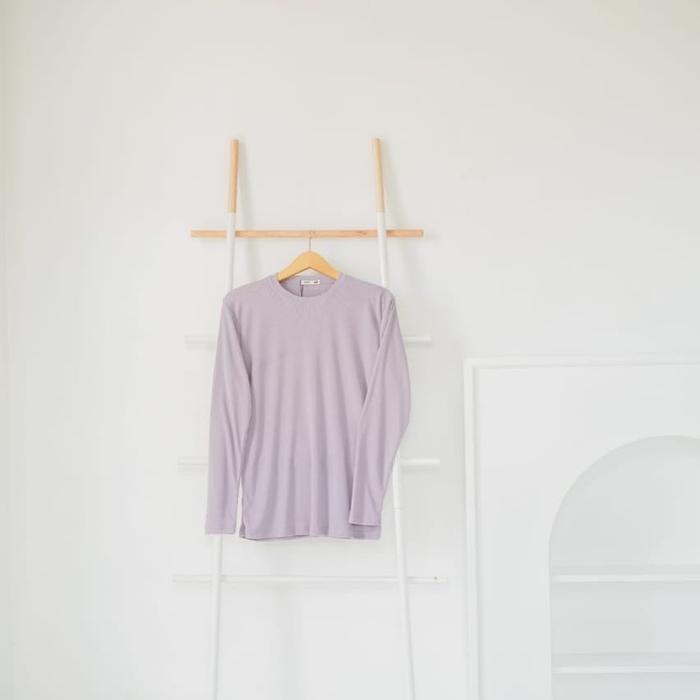 Gambar kaos wanita lengan panjang kaos rib atasan wanita kaos H&M - TARO dari shanumlabel undefined Tokopedia