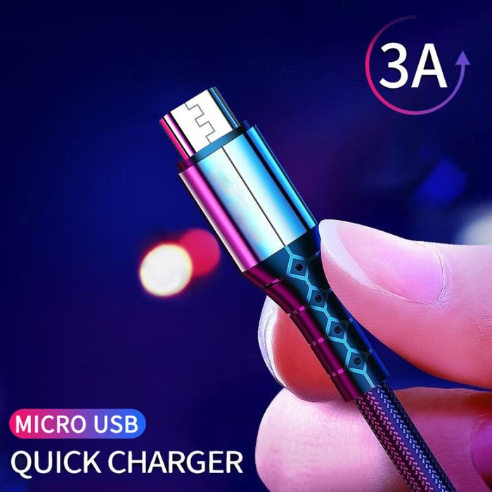 Gambar Kabel Charger Micro USB Type C Fast Charging Cable 3A Aluminium - G35 - Micro USB dari TC TOP STORE undefined Tokopedia
