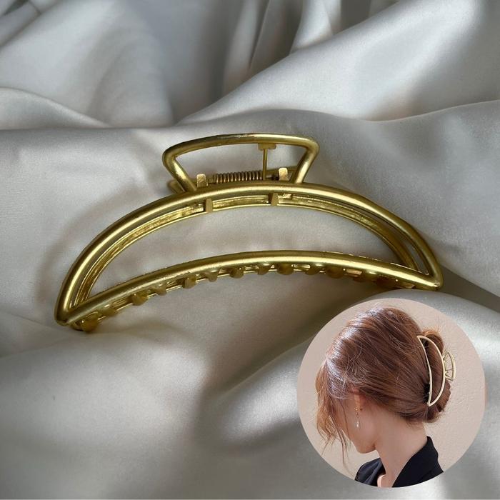 Gambar Jepit Rambut Besar | Jepitan Rambut Jedai Jumbo | Jedai Besar | Jeday - Moon Gold dari gouudgoods undefined Tokopedia