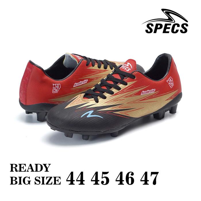 Gambar Sepatu Pria Sepakbola Specs Accelerator Black Red Ukuran 44 45 46 47 - Merah, 44 dari UsaCollection_NEW undefined Tokopedia