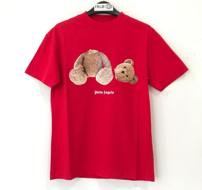 Gambar Palm Angels Bear T-shirt Black Brown 100% Original - Red Brown, XS dari True OG Kicks undefined Tokopedia