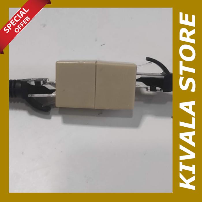 Barrel connector RJ45 RJ-45 gigabit poe penyambung ethernet lan - reverse
