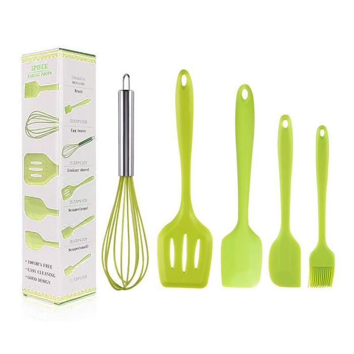 Gambar SET SPATULA SILICONE - Hijau dari AGAZOBANTUL undefined Tokopedia