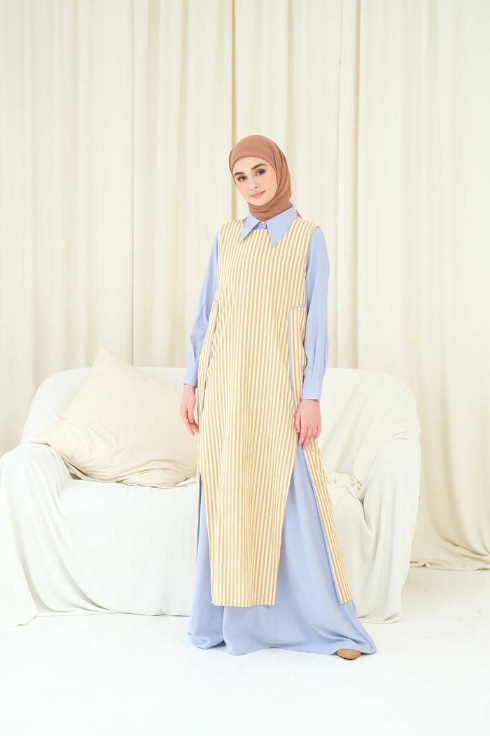 Gambar Loka Dress Bunda Sarimbit Series - Yellow, XL dari Tiermala_ undefined Tokopedia