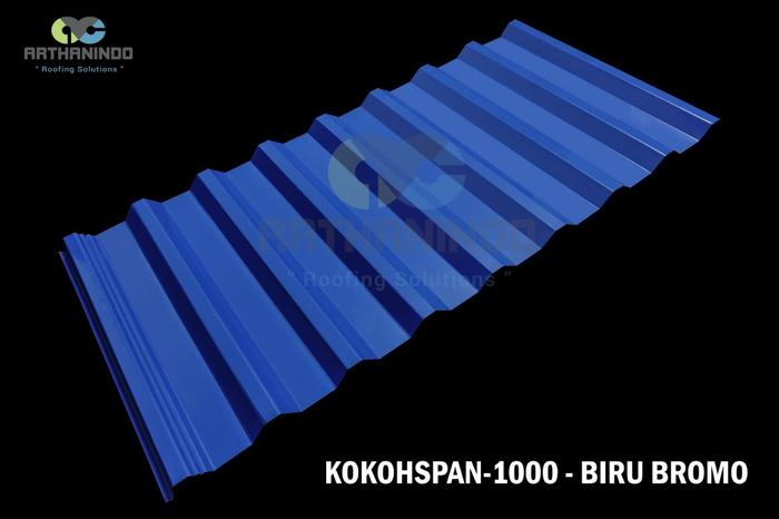 Gambar ATAP SPANDECK WARNA BLUESCOPE PERISAI GALVALUME ZINCALUME - BIRU BROMO, 0.35 dari Roofing Solutions by Arthanindo undefined Tokopedia