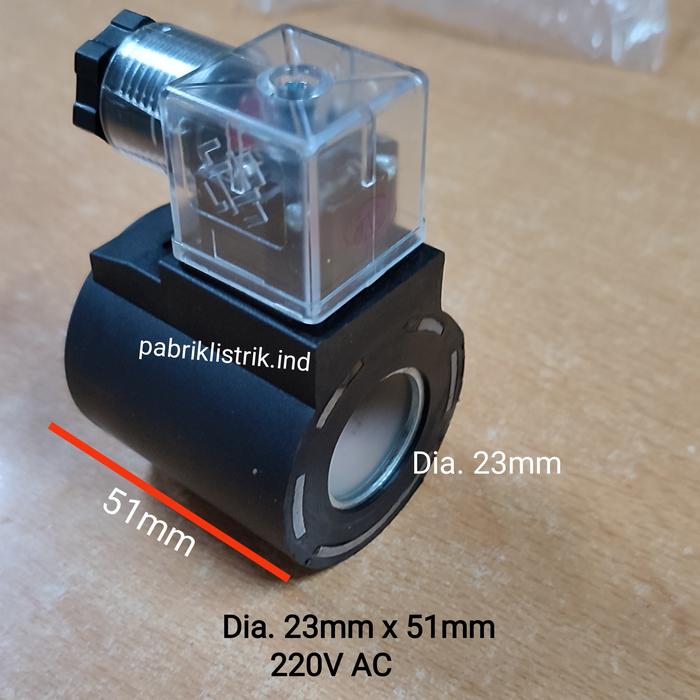 Gambar Coil selenoid DSG hydrolic hidrolik hydraulic 23 x 51 mm 220V AC dari pabriklistrik.Ind undefined Tokopedia