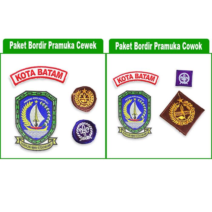 Gambar Paket Bordir Kwarcab Lokasi Pramuka Kwarda Kepulauan Riau - Kota Batam, Putri dari Mulyocreative co id undefined Tokopedia