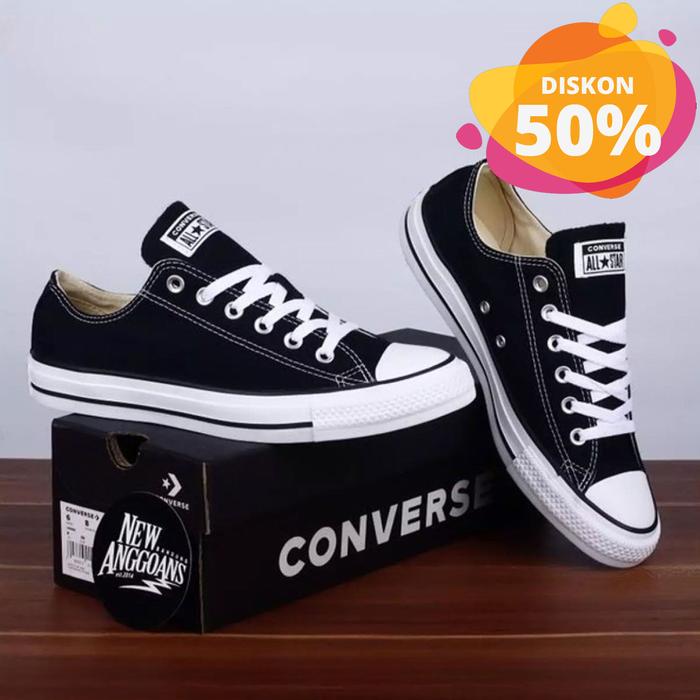 Gambar bisa cod Sepatu convrse / sepatu running / sepatu olahraga / PROMO - Hitam, 39 dari A E SHOP undefined Tokopedia