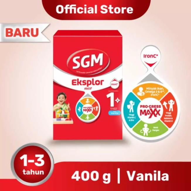 Gambar SGM 1+ VANILA 400 GR dari RAJASUSU undefined Tokopedia