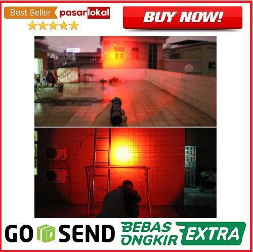 Gambar Senter LED Tactical Hunting Airsoft Red Light Q5 dari pasarlokal undefined Tokopedia
