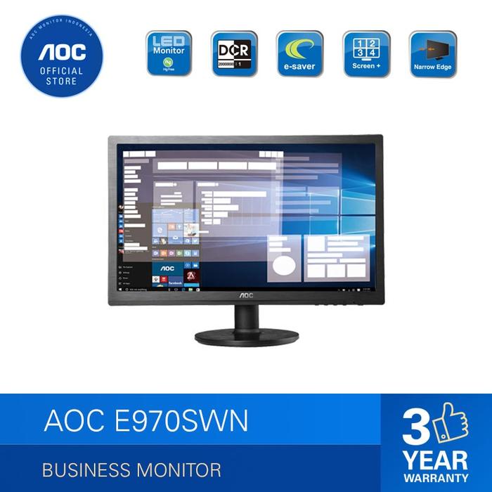 Jual AOC E970SWN LED Monitor 18,5\