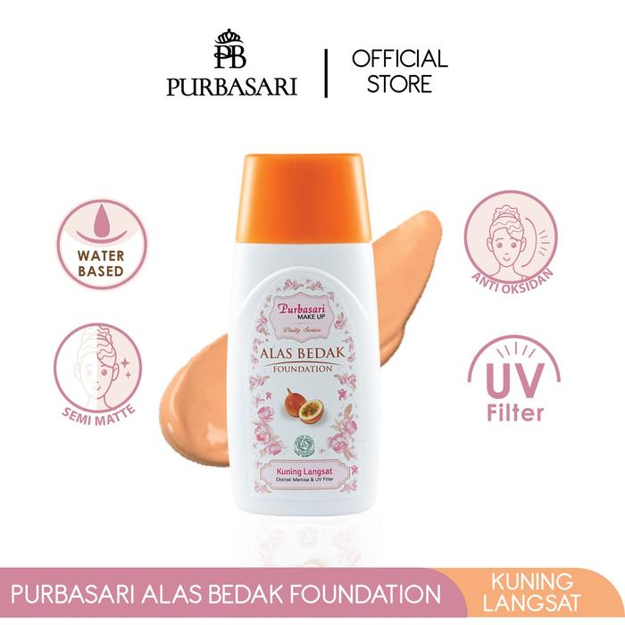 Gambar PURBASARI Alas Bedak/Foundation - 03 KUNINGlangst dari Mahdaly House of Beauty undefined 5 Tokopedia