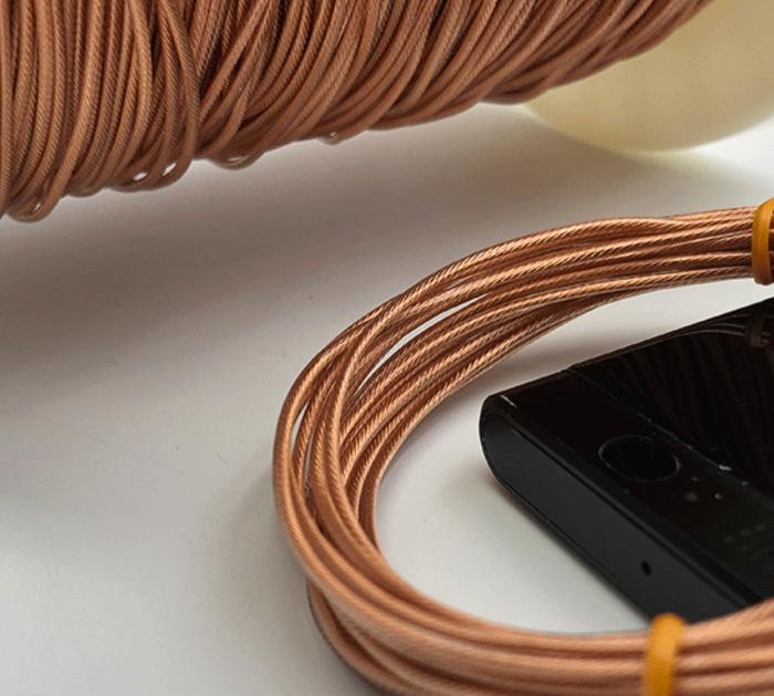 Gambar 1ft OFC Pure Cu / SPC Litz 23 AWG Silver Plated Copper Cable - Pure Copper, 1ft dari HERZ Garage undefined Tokopedia