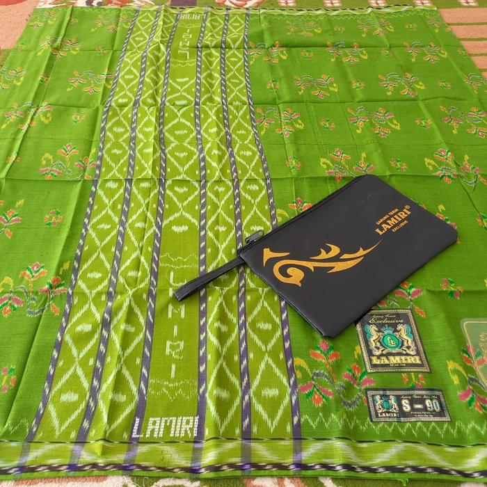 Gambar Sarung lamiri full sutra Original terbaru 2021 - Hijau dari @nggunfashion95 undefined Tokopedia