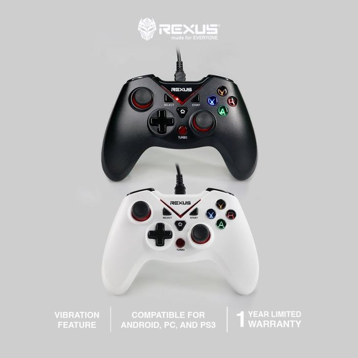 Gambar Rexus Gladius GX2 Pro Stick Gaming Gamepad Controler USB PC Joystick - Hitam dari hagakomputer undefined Tokopedia