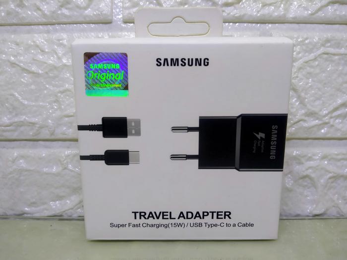 Charger Samsung galaxy S10 S10 plus Type C 15W fast charging Origin di  Riaacc Tokopedia