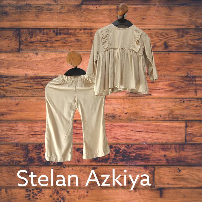 Gambar PAKET GROSIR STELAN AZKIYA 3 PCS/ STELAN BAJU CELANA CUTBRAY ANAK - Coksu, 2 Tahun dari nurwan collection_NEW undefined Tokopedia