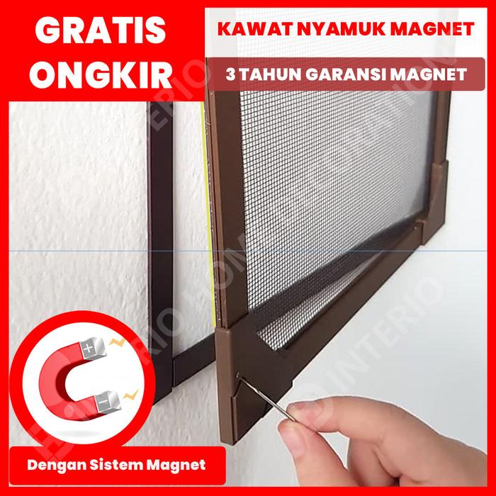 Gambar Kawat Nyamuk / Ram Nyamuk / Kasa Kassa Nyamuk Magnet - KATALOG, Kurang dr 0,5m2 dari Interio Home Decor undefined Tokopedia