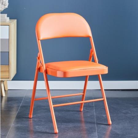 Gambar Kursi Lipat / Kursi Makan / Bangku Teras / Bangku Lipat / Kursi Cafe - full orange dari ezeshop undefined Tokopedia