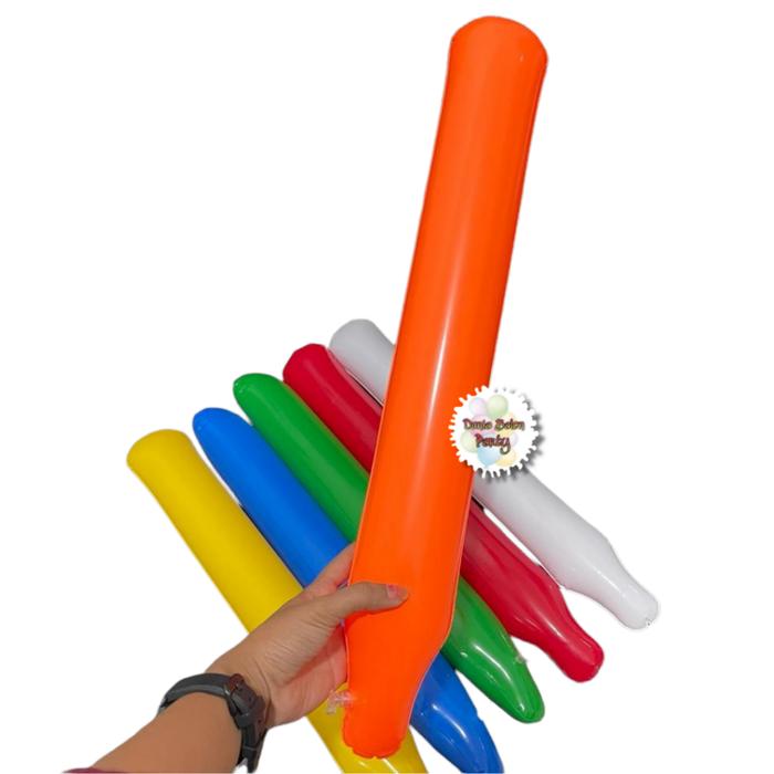 Gambar Balon Tepuk / Balon Supporter / Balon Tepuk Supporter Polos - Orange dari Dunia balon party undefined Tokopedia