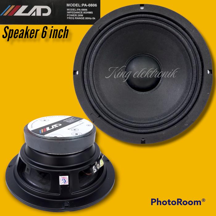 Gambar Speaker 6 inch lad Pa 0806 plus bubblewrab dari kingelektronik undefined Tokopedia