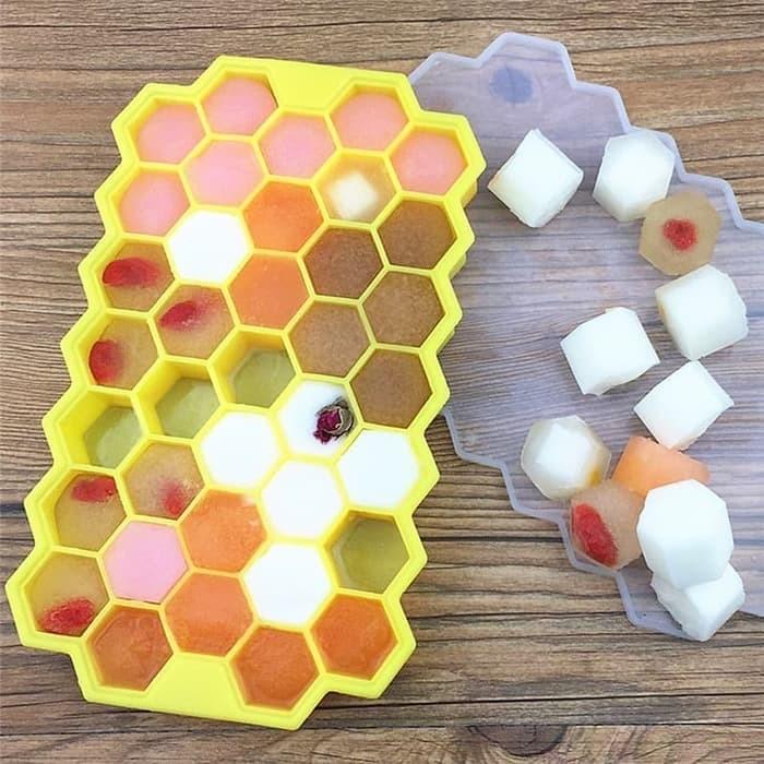 Gambar Cetakan Silikon Es Batu Honey combs silicone - Tempat MPASI Bayi - Kuning dari Home Decor Zega undefined Tokopedia