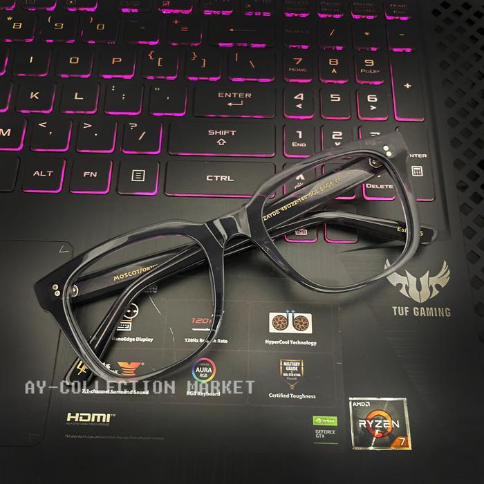 Gambar Frame Kacamata Pria Moscot Zayde Authentic Highest Grade - Smoke Grey dari AY-COLLECTION MARKET undefined Tokopedia