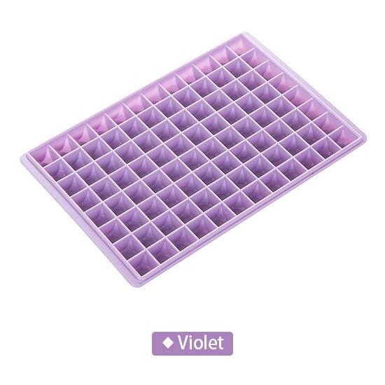 Gambar Cetakan Es Batu Kubus Kotak Diamon Jelly Agar Ice Cube Tray (96 Grid) - Ungu dari Home Decor Zega undefined Tokopedia