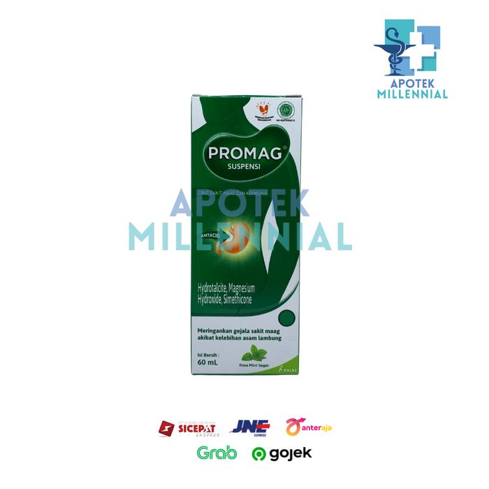 Gambar PROMAG BOTOL CAIR SUSPENSI ANTACID 60mL dari Apotek Millennial NES undefined Tokopedia