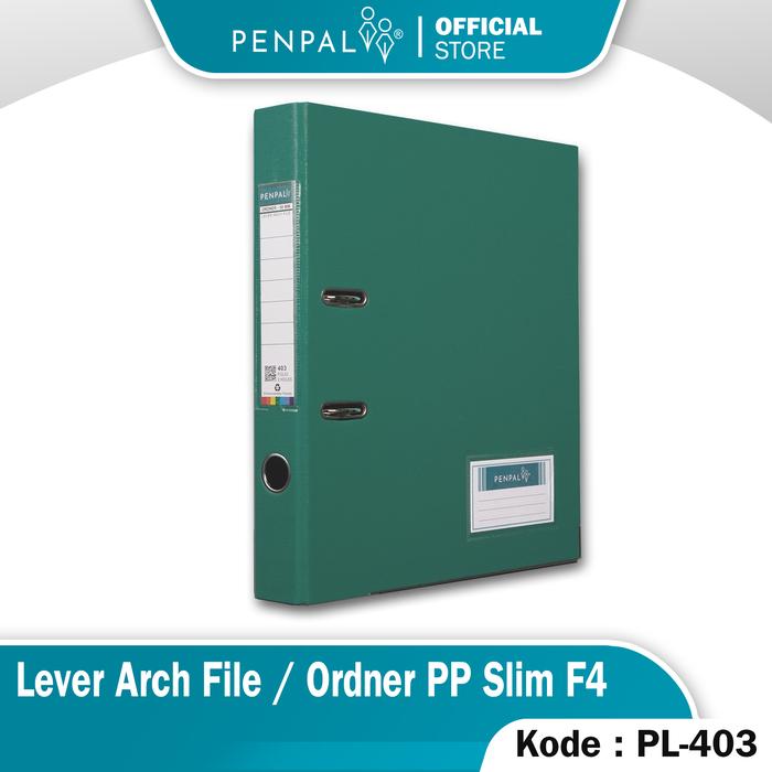 Promo Penpal Lever Arch File / Ordner Folio Slim PL-403 - Hijau - Kota ...