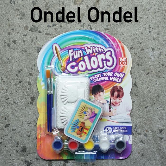 Gambar Fun With Colors Coloring Mainan mewarnai Anak DIY Magnet Kulkas Colour - Ondel Ondel dari Toysgraphy Wonder undefined Tokopedia