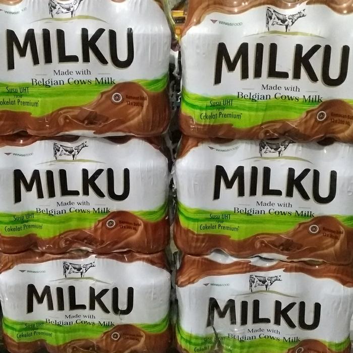 Gambar MILKU SUSU UHT COKLAT 200ML (12 BOTOL) dari ahokberjaya undefined Tokopedia