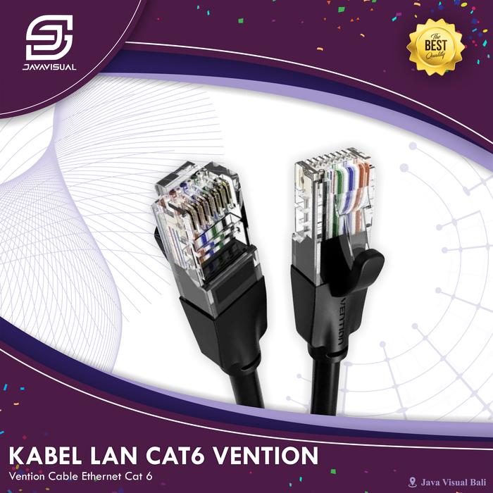 Gambar Kabel LAN UTP RJ45 Cat 6 Vention 1M - 3M Vention Cat6 Ethernet Cable - 2 Meter dari javavisual undefined Tokopedia
