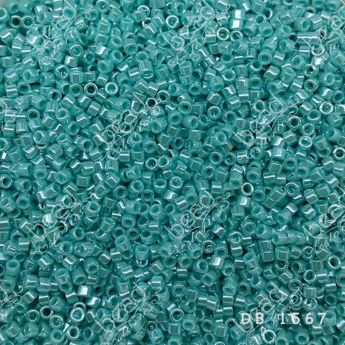 Gambar Miyuki Delica Beads DB 11/0 - Opaque Glossy (Green) - DB 1567 dari Bead Stories undefined Tokopedia