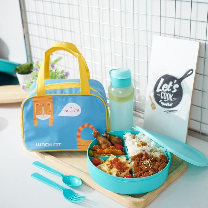 Gambar Kotak Makan Anak / Lunchbox Set Kid / Kotak Bekal Set - CHIARA TOSCA dari Golden Join undefined Tokopedia