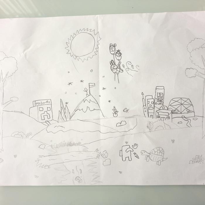 Gambar GAMBAR BAGUS / GAMBAR SKETSA KARAKTER - Pemandangan, Tanpa Request dari HayToys undefined Tokopedia