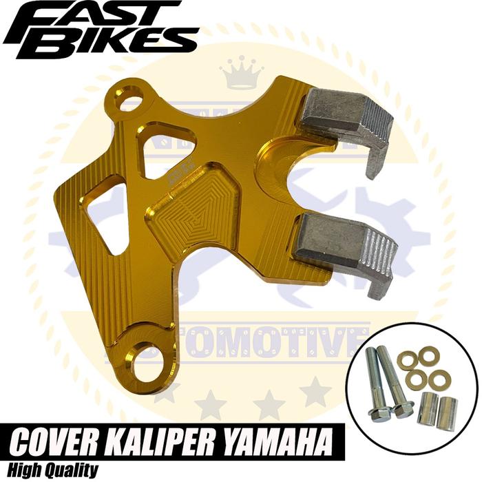Gambar Cover Tutup Kaliper Depan Yamaha Matic dan Bebek Fastbikes Universal - Gold dari Infinity Automotive undefined Tokopedia