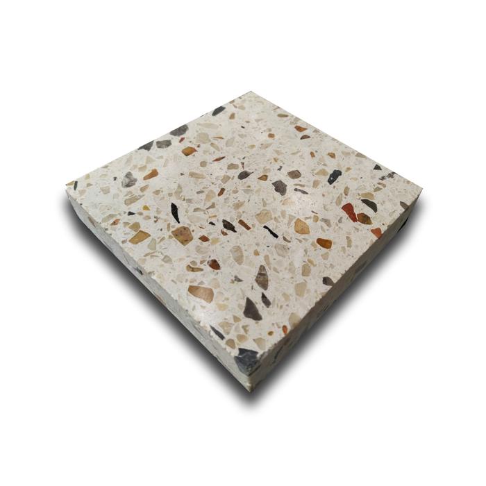 Gambar Terrazzo Slab UTERRA - White Panther - Lantai Dinding Teraso Top Table - Polished dari Stone Depot - Terramix undefined Tokopedia