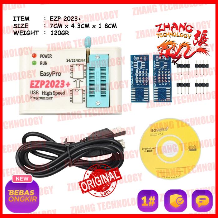 Gambar ALAT FLASH BIOS PROGRAMMER EZP2023+ EZP2023 EZP 2023+ 2023 ORIGINAL - EZP2019 dari Zhang Technology undefined Tokopedia