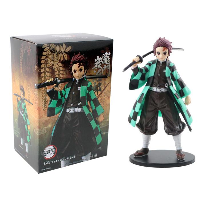 Gambar Figure Demon Slayer Inosuke Giyuu Shinobu Nezuko Tanjirou Kanawo - Tanjirou dari Marcelibonk Oshop undefined Tokopedia