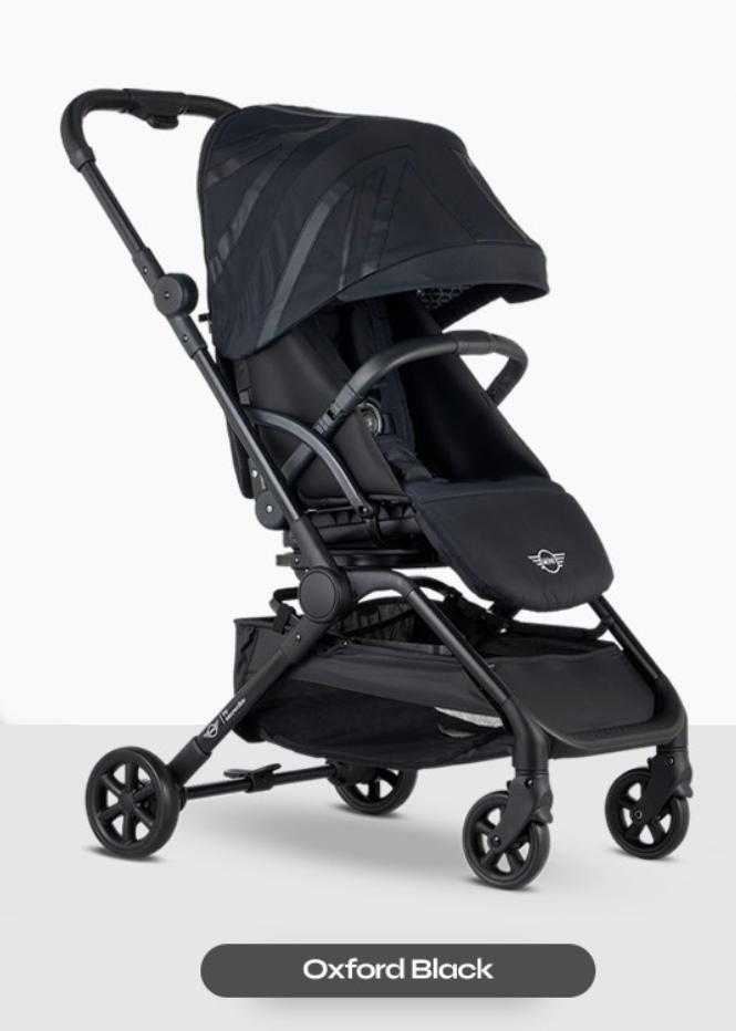 Gambar Easywalker Stroller Mini Buggy Turn - Oxford Black dari Easywalker Indonesia undefined Tokopedia