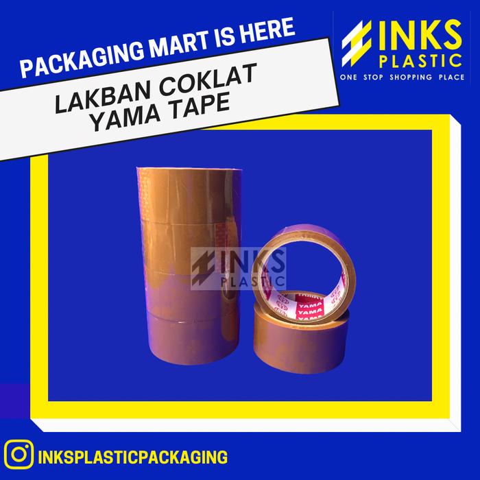 Gambar LAKBAN MY TAPE 60 YARD - Cokelat dari INKSPLASTICPACKAGING undefined Tokopedia