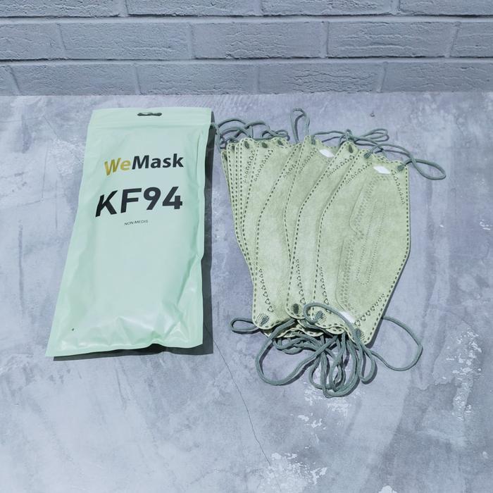 Gambar masker korea 3d kf94 warna pink-biru-merah-abu-ungu-oren-hot pink 10pc - hijau matcha dari velvetshop undefined Tokopedia