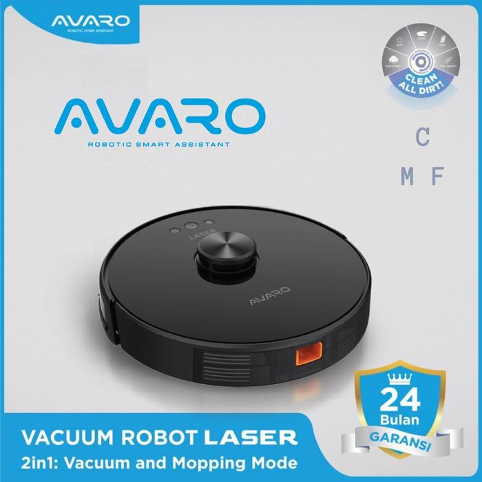Gambar Avaro Laser Smart Robot Vacuum Cleaner 2in1 / Vaccum Cleaner dari Chandra Metropolis Furniture undefined Tokopedia