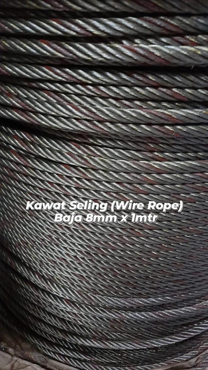 Jual kawat seling/wire rope full baja 8mm x 1mtr - Kab. Bandung - Cv ...