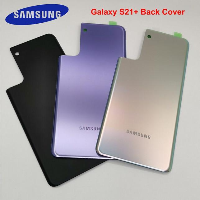 Original Samsung S21 Plus Backdor Back Cover Glass Rear Tutup Belakang  Ungu