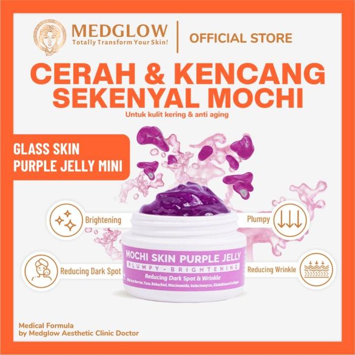 Gambar MEDGLOW MOCHI SKIN PURPLE JELLY - 15 gr dari orient cosmetic undefined Tokopedia