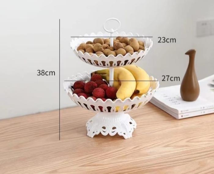 Gambar Pastry Plate Dekoratif / Tempat Hiasan Kue - Bulat, Single dari Home Decor Zega undefined Tokopedia